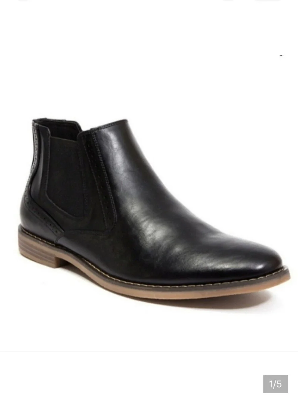 DEER STAGS MIKEY CHELSEA BLACK BOOTS SIZE 12